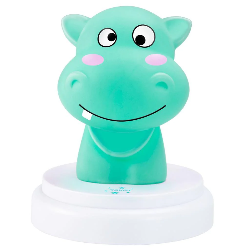 Alecto Nachtlampje Hippo Blue