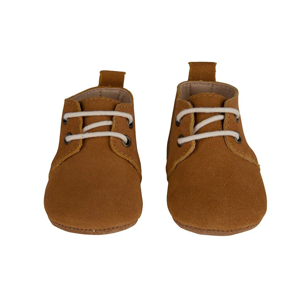Baby Dutch Baby Schoentjes Cognac Suede