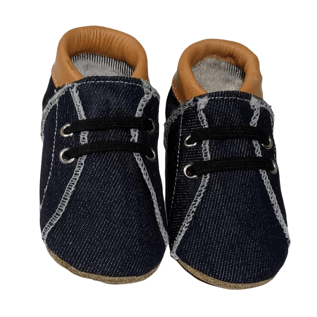 Baby Dutch Baby Schoentjes Denim Cognac - Image 4