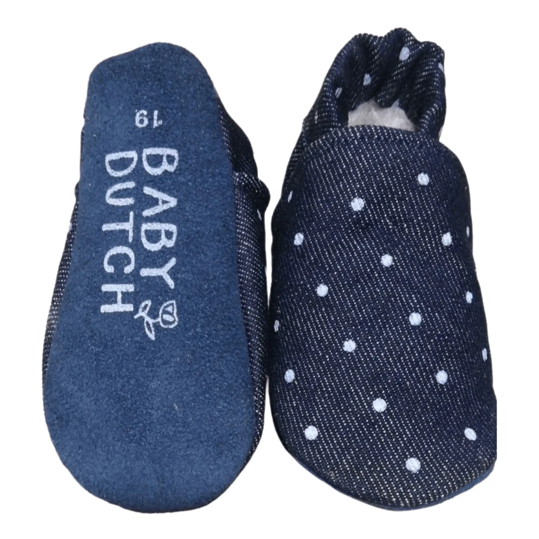 Baby Dutch Baby Schoentjes Denim Stippen - Image 3