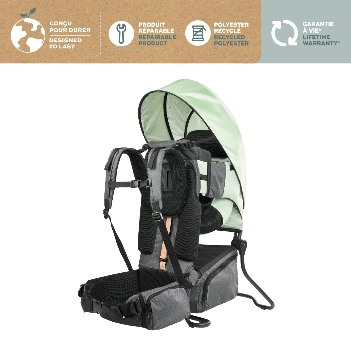 Babymoov Draagdoek Moov & Hike Green - Image 2