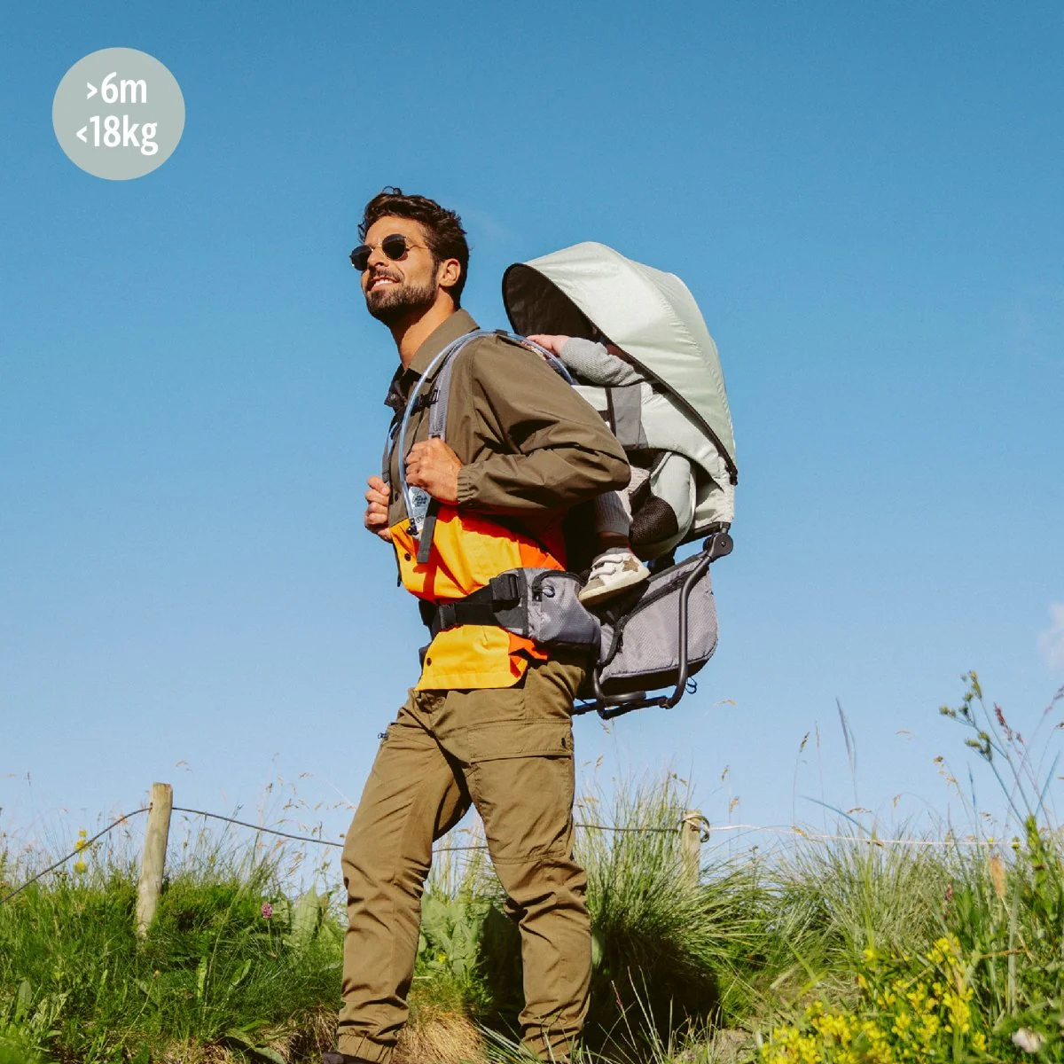 Babymoov Draagdoek Moov & Hike Green - Image 8