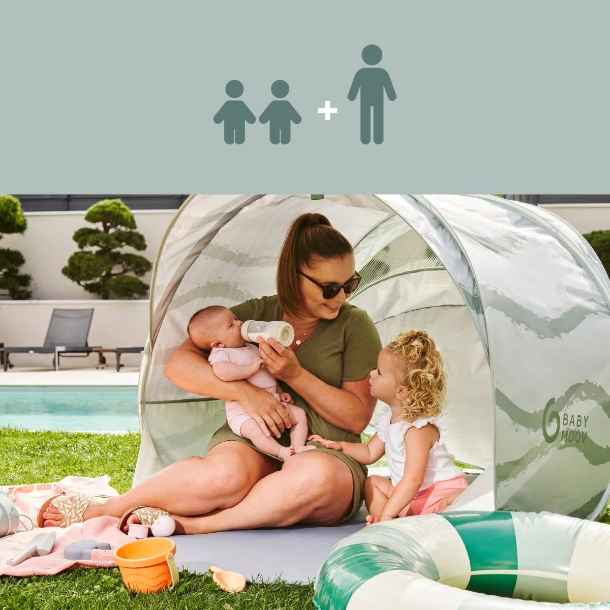 Babymoov Strandtentje Blue Lagoon - Image 5
