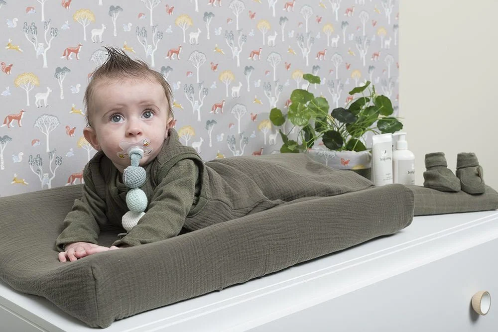 Baby's Only Aankleedkussenhoes Breeze Stonegreen 45x70cm - Image 2