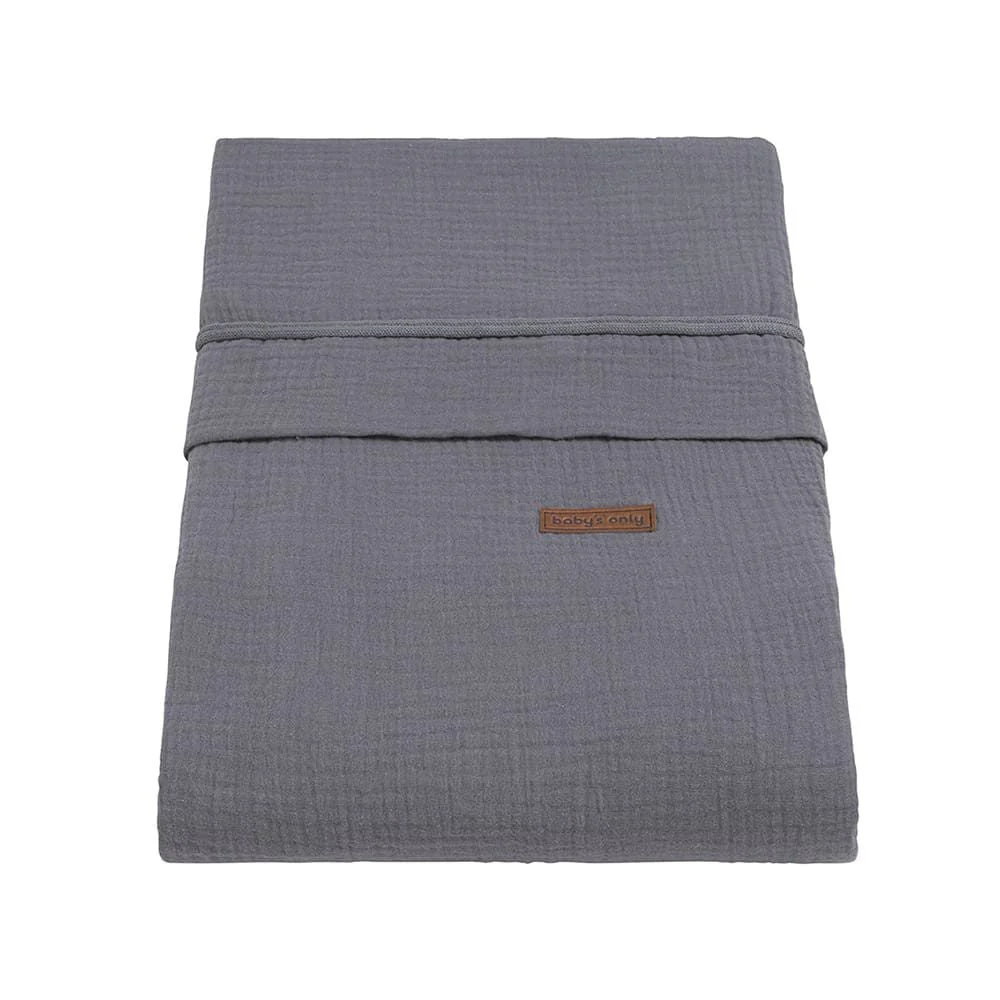 Baby's Only Dekbedovertrek Breeze Antraciet 100x135cm - Image 2
