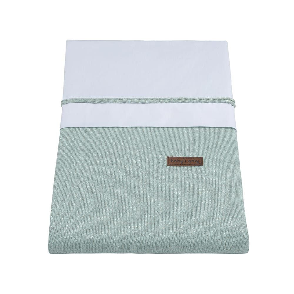 Baby's Only Dekbedovertrek Sparkle Melee Goudmint 100x135 cm - Image 2