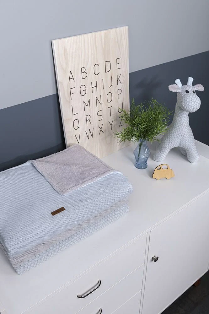 Baby's Only Ledikantdeken Teddy Classic Stonegreen - Image 3