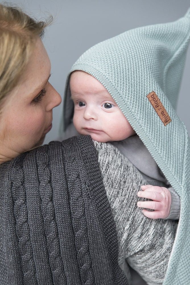 Baby's Only Wikkeldeken Baby Soft Classic Stonegreen - Image 2
