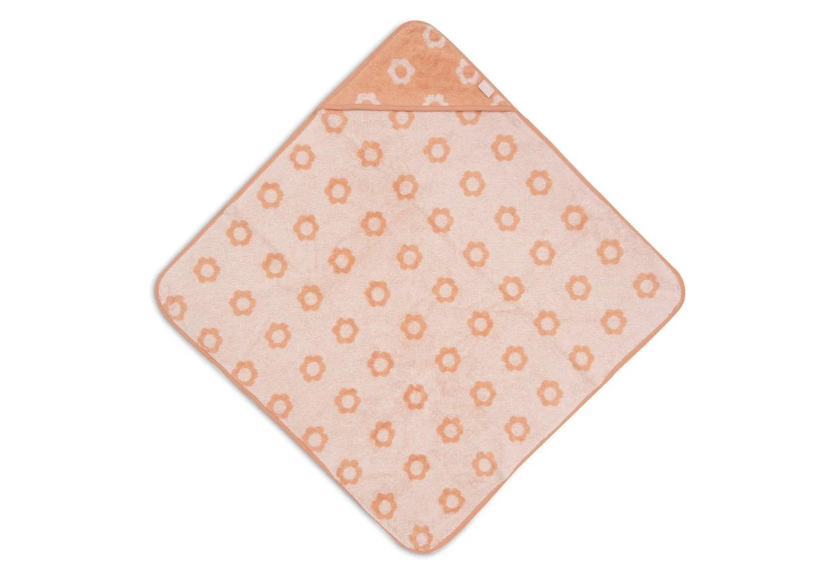 Badcape Badstof - Jacquard Blush