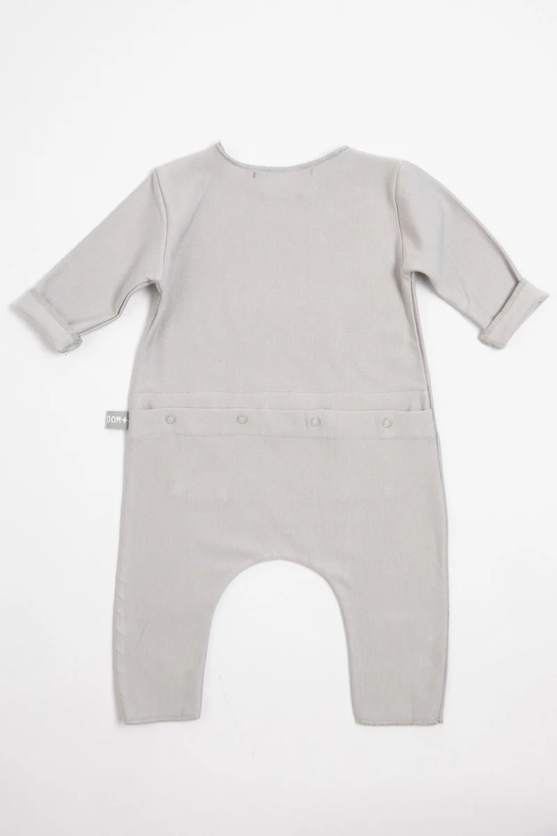 Bamboom Baby Jumpsuit Grijs/Ivoor - Image 4