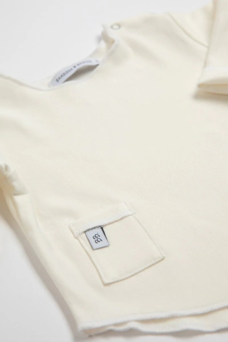 Bamboom Baby Shirt Lange Mouw Creme - Image 3
