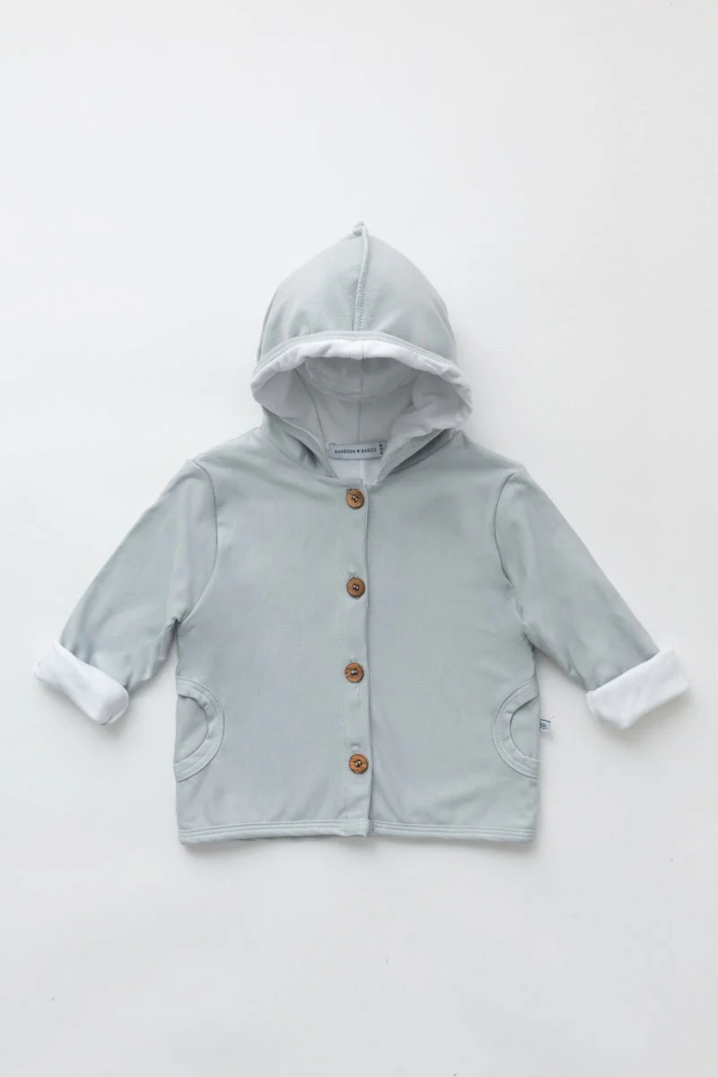 Bamboom Baby Vestje Met Capuchon Licht Blauw - Image 2