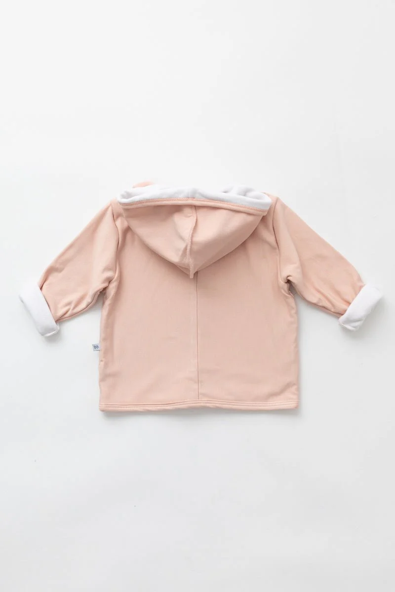 Bamboom Baby Vestje Met Capuchon Roze - Image 3
