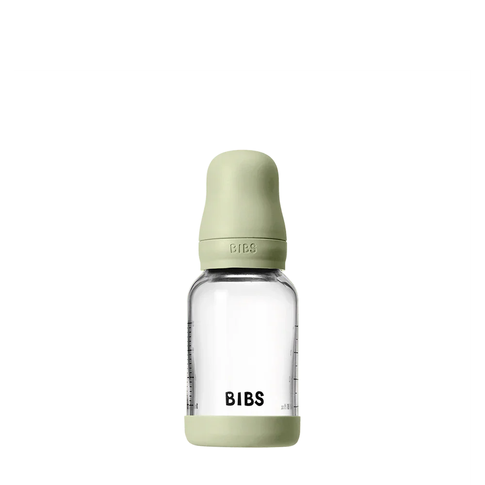 BIBS Babyfles Glass Latex Salie 120Ml - Image 2