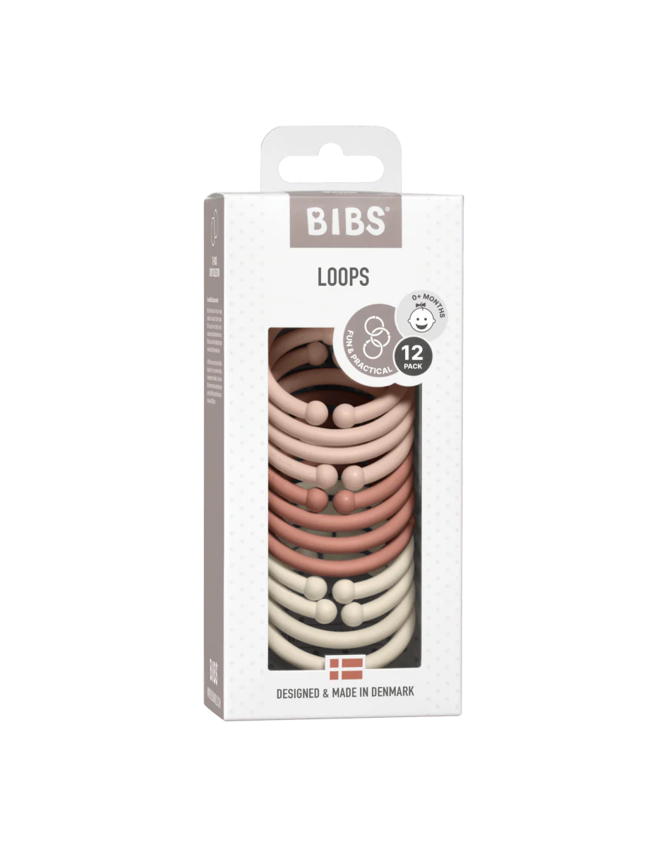 BIBS Speelringen Blush/Woodchuck/Ivory 12st - Image 2