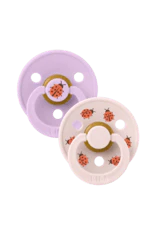 BIBS Speen Ladybug Maat 2 Violet Sky Mix 2St