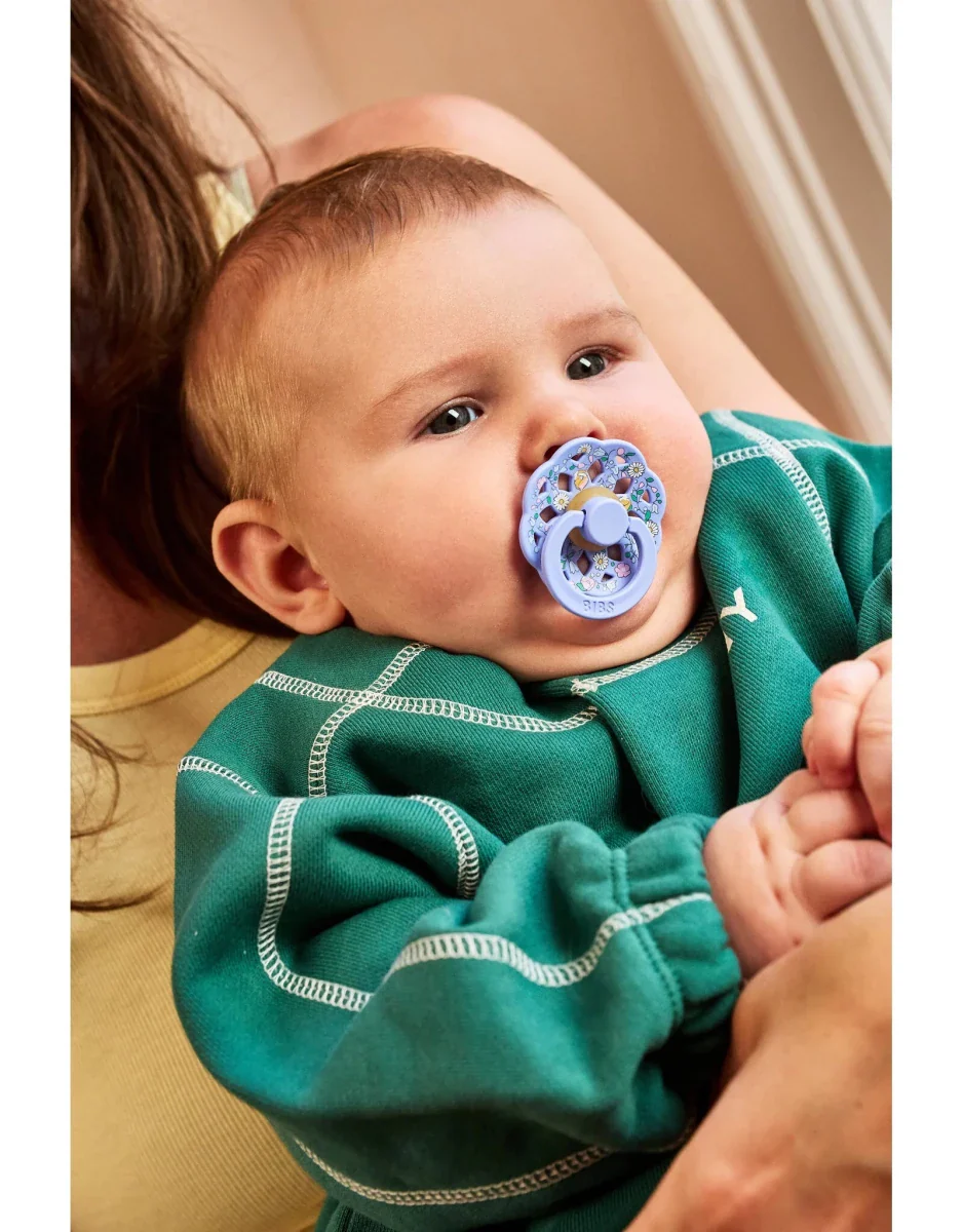 BIBS Spenen Maat 1 x Liberty Pacifier Boheme Chloe Meadow Ivory Mix 2st - Image 4