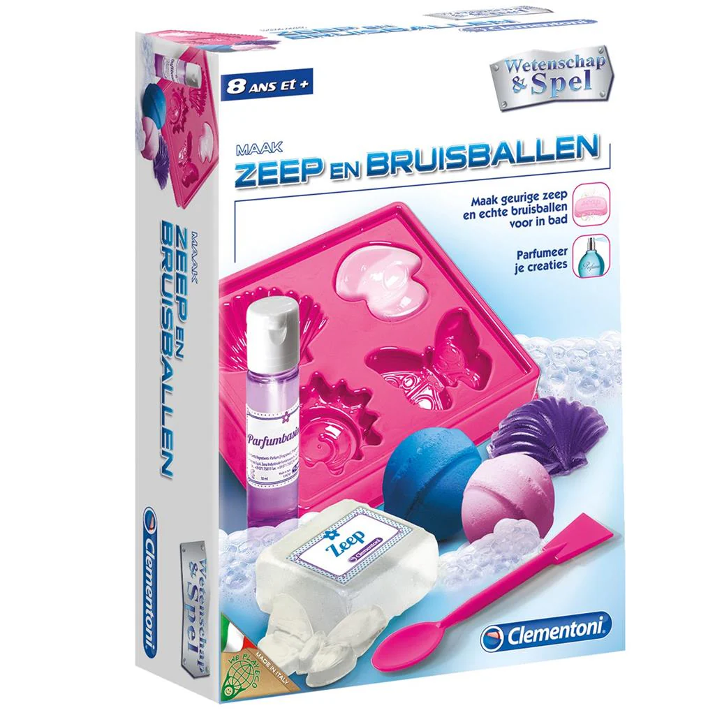 Clementoni Speelgoed Laboratorium Bruisballen En Zeep Maken 4 Delig - Image 3