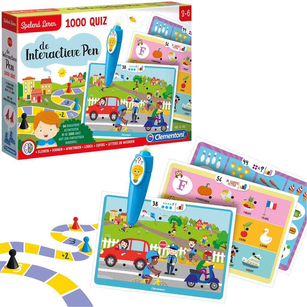 Clementoni Spelletje Interactieve Pen 1000 Quiz