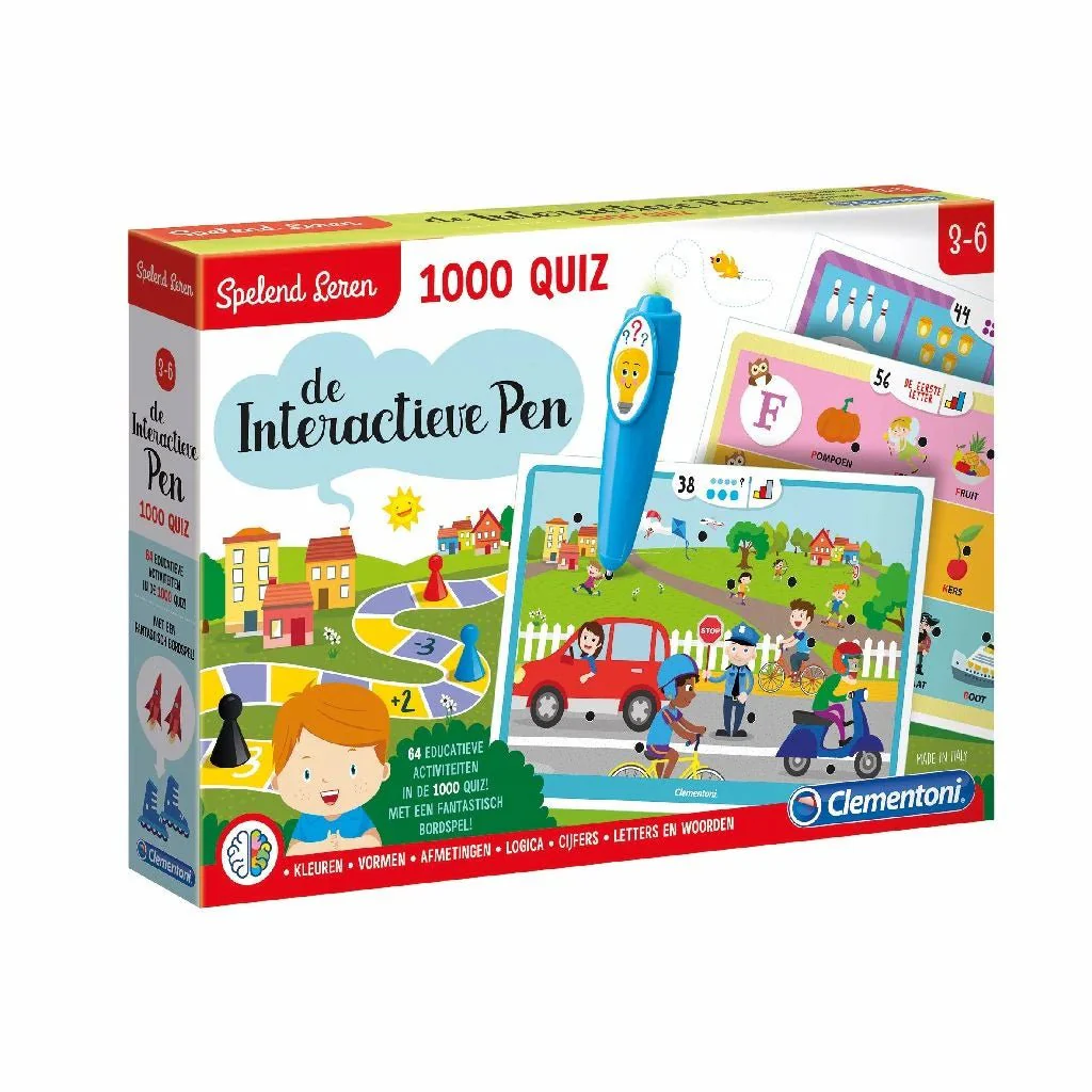 Clementoni Spelletje Interactieve Pen 1000 Quiz - Image 3