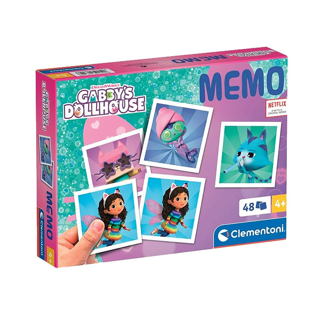 Clementoni Spelletje Memory Gabby'S Dollhouse