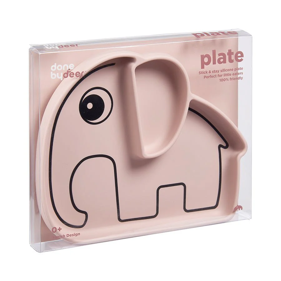 Done by Deer Baby Bordje Siliconen Stick&Stay Elphee Powder - Image 3