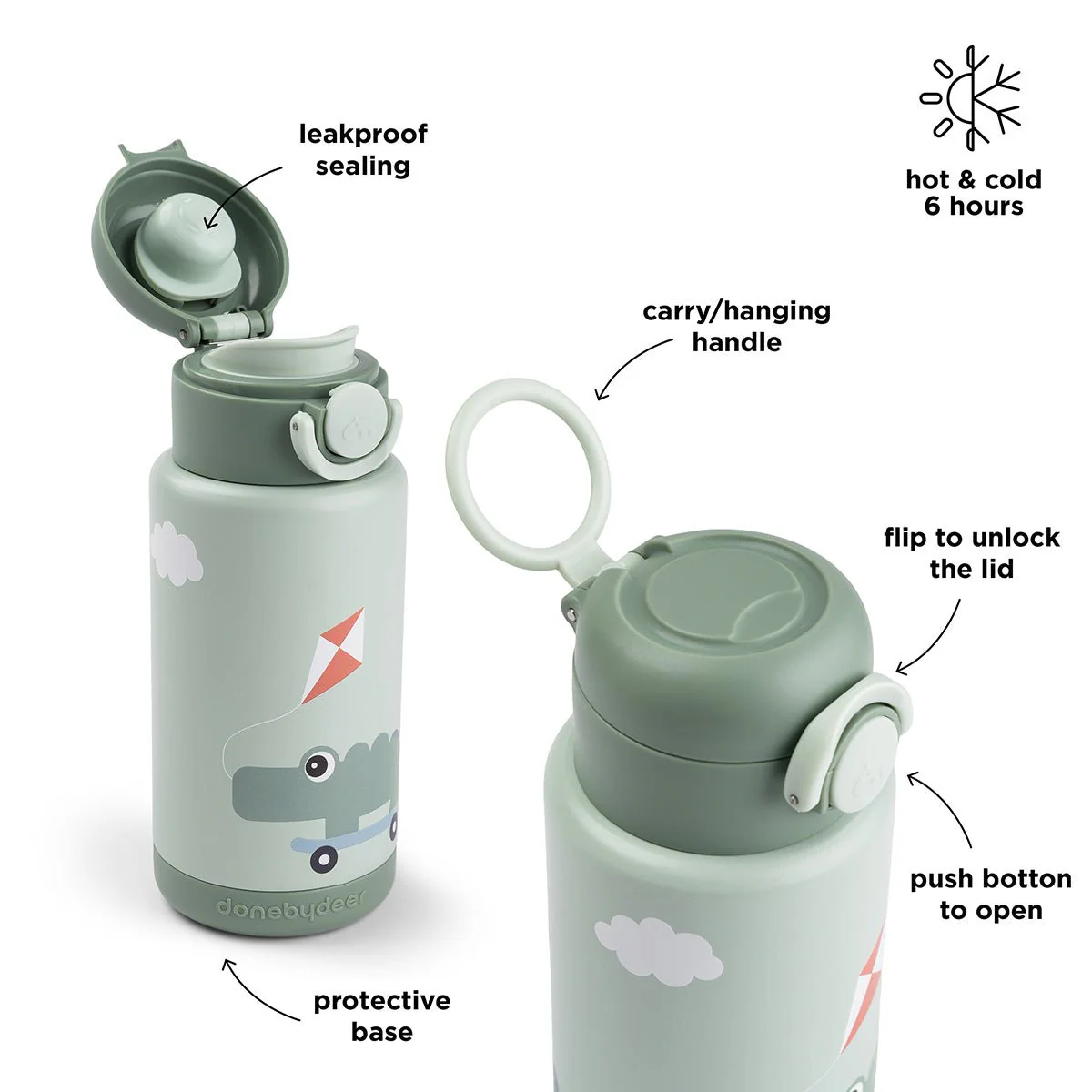Done by Deer Thermosfles Playground 340Ml - Image 4