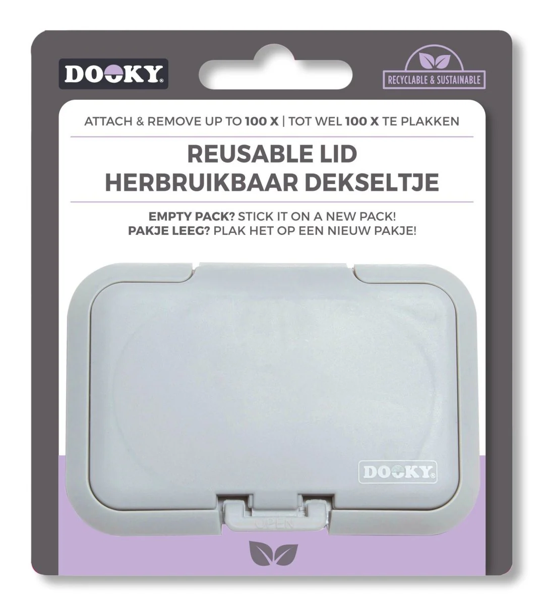Dooky Billendoekjes Deksel Herbruikbaar - Image 4