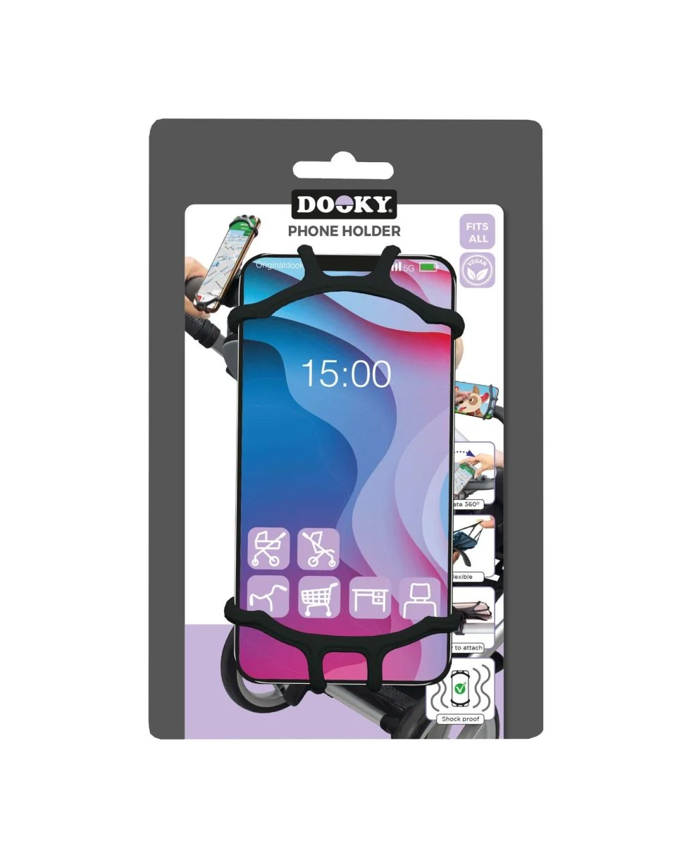 Dooky Telefoonhouder Universeel Zwart - Image 7