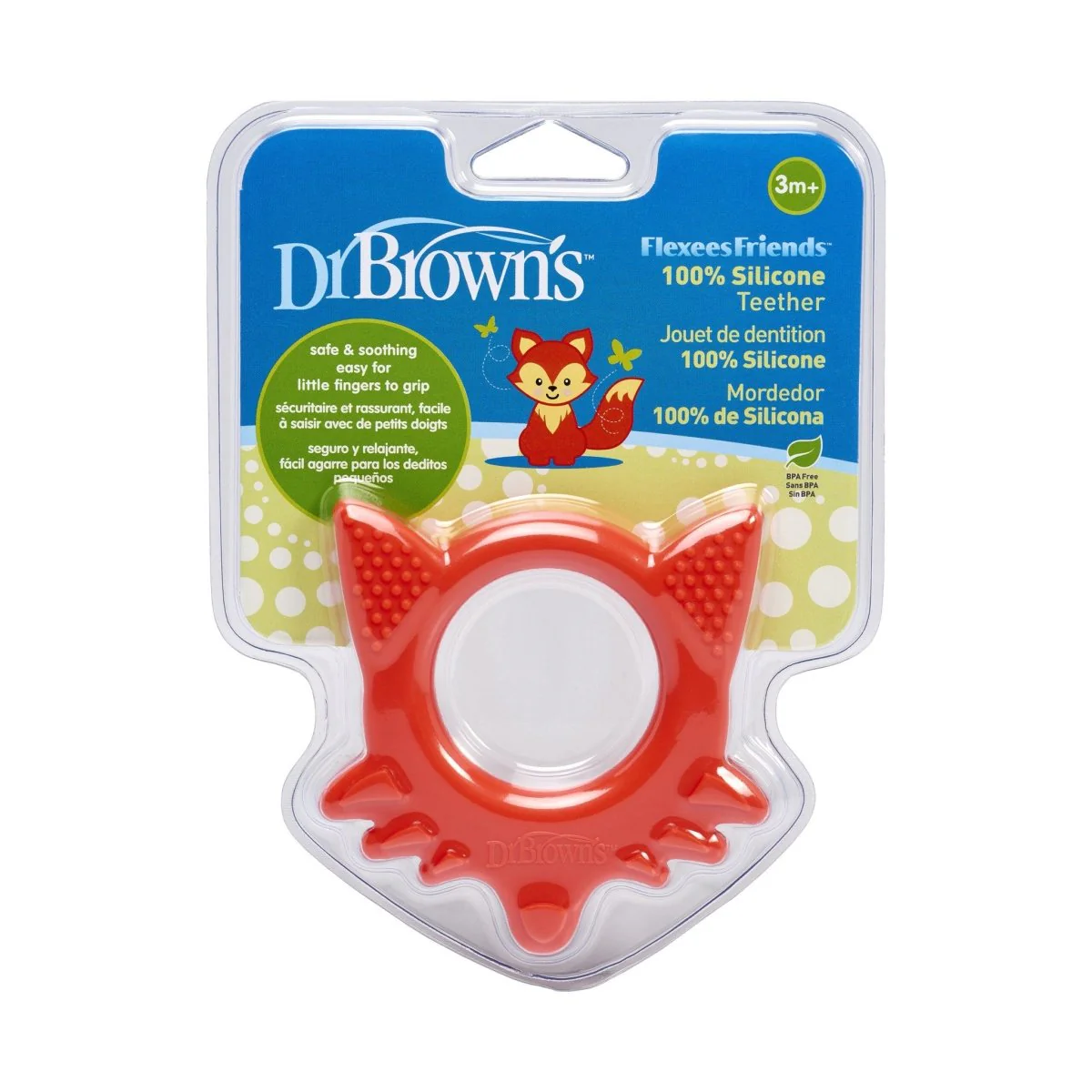 Dr. Brown's Bijtring Flexees vos rood - Image 2
