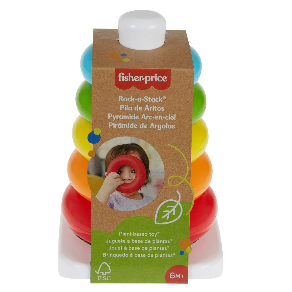 Fisher-Price Stapeltoren Met Gekleurde Ringen 6 Delig - Image 4