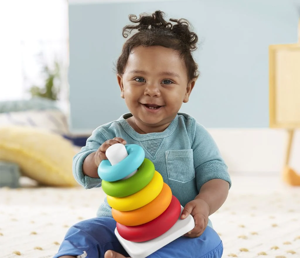 Fisher-Price Stapeltoren Met Gekleurde Ringen 6 Delig - Image 5