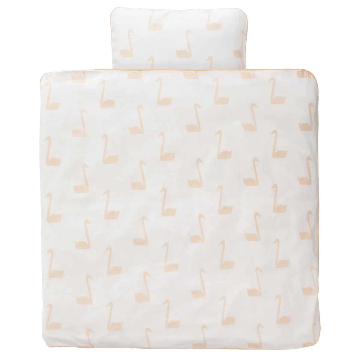 Fresk Dekbedovertrek Swan Pale Peach 80x80cm