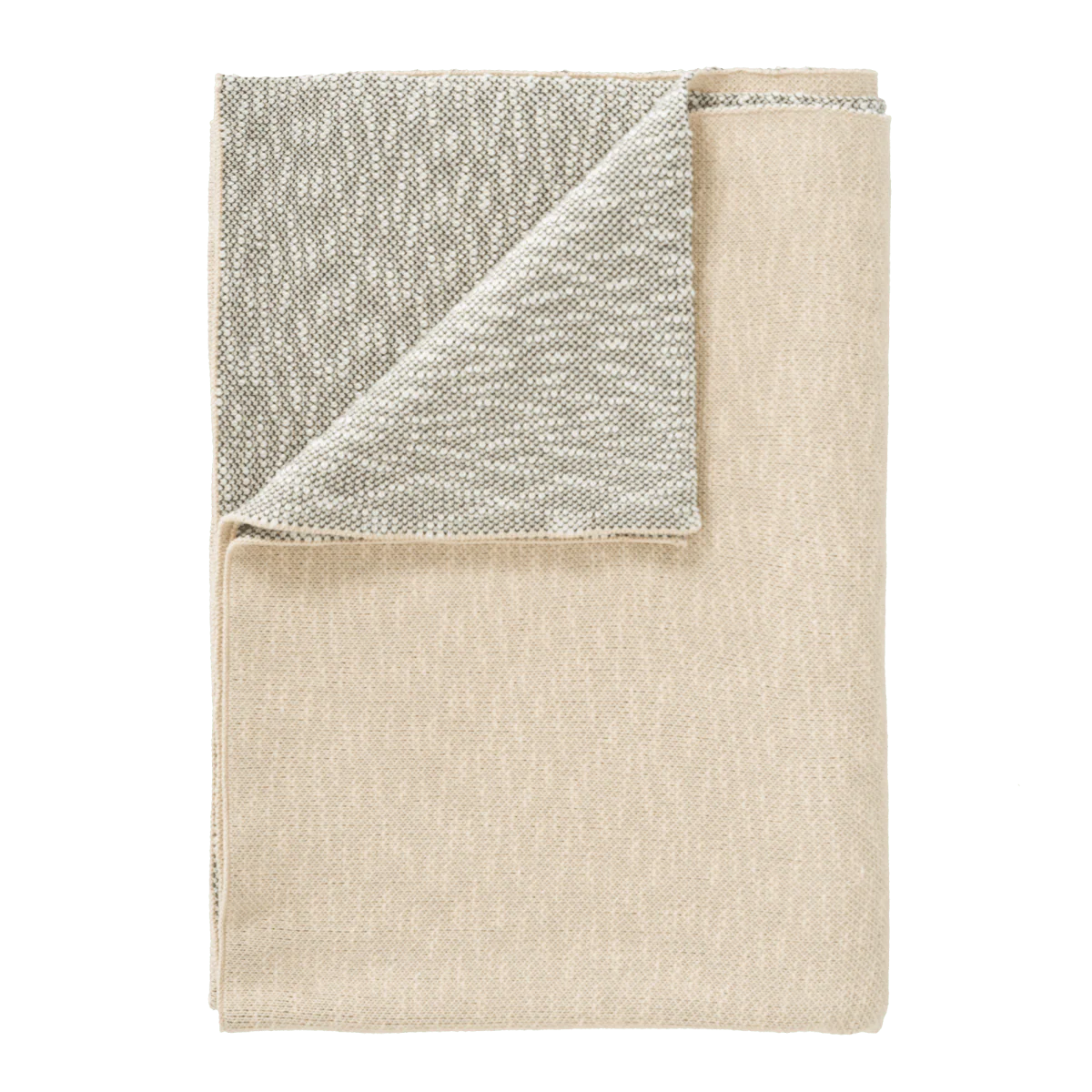 Fresk Ledikantdeken Gebreid Swan Peach 100x150cm - Image 3