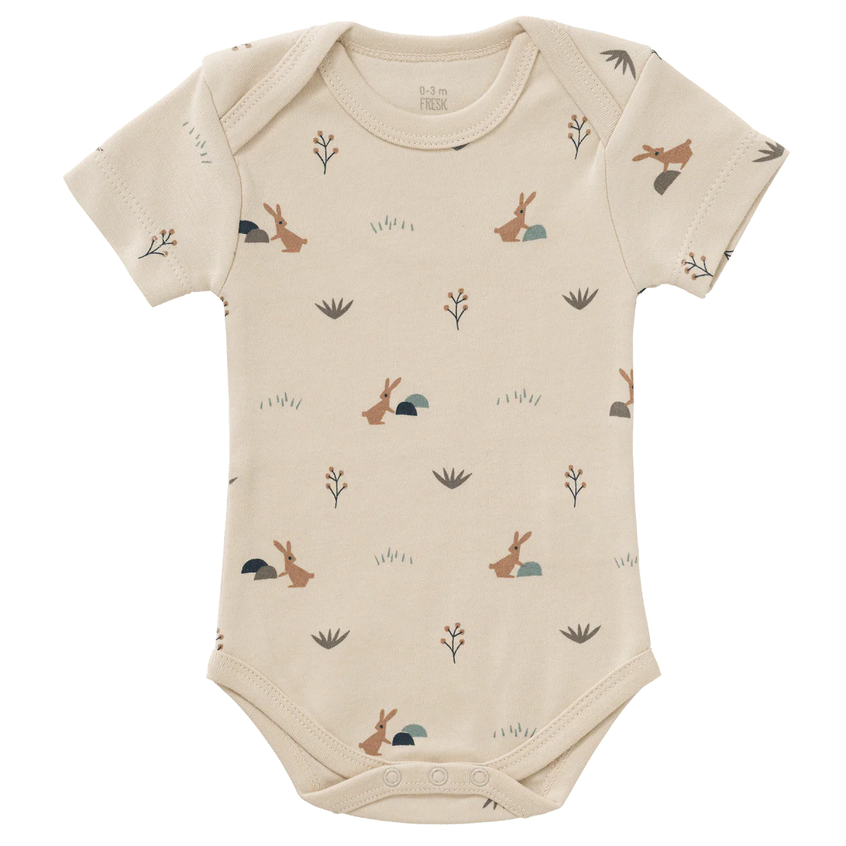 Fresk Romper Rabbit Korte Mouwen Sandshell