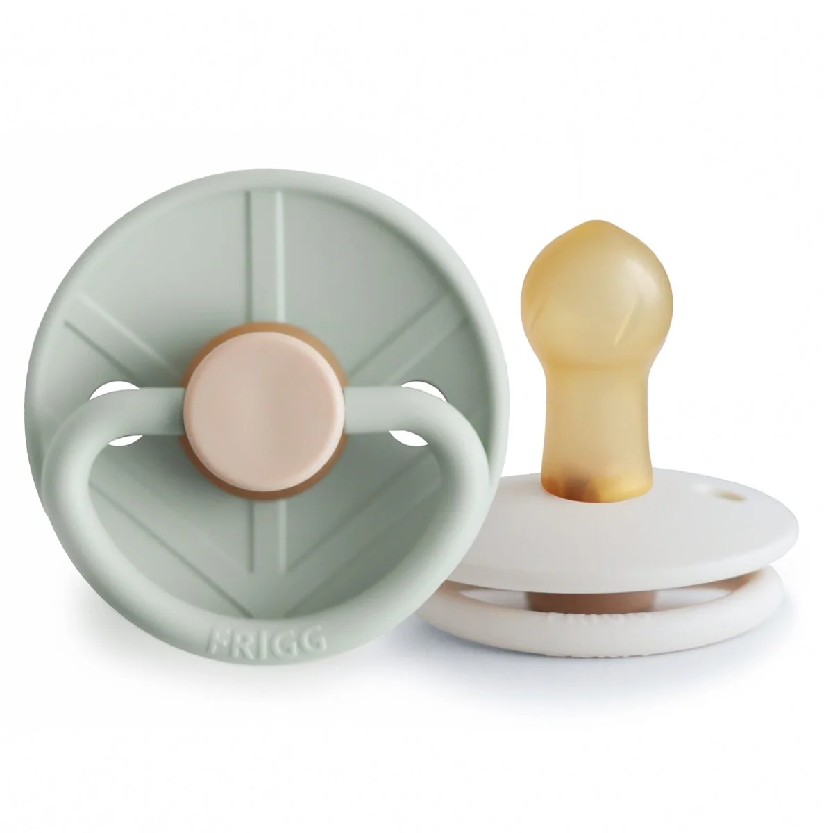 Frigg Speen Maat 1 Little Viking Sage/Cream Latex 2St