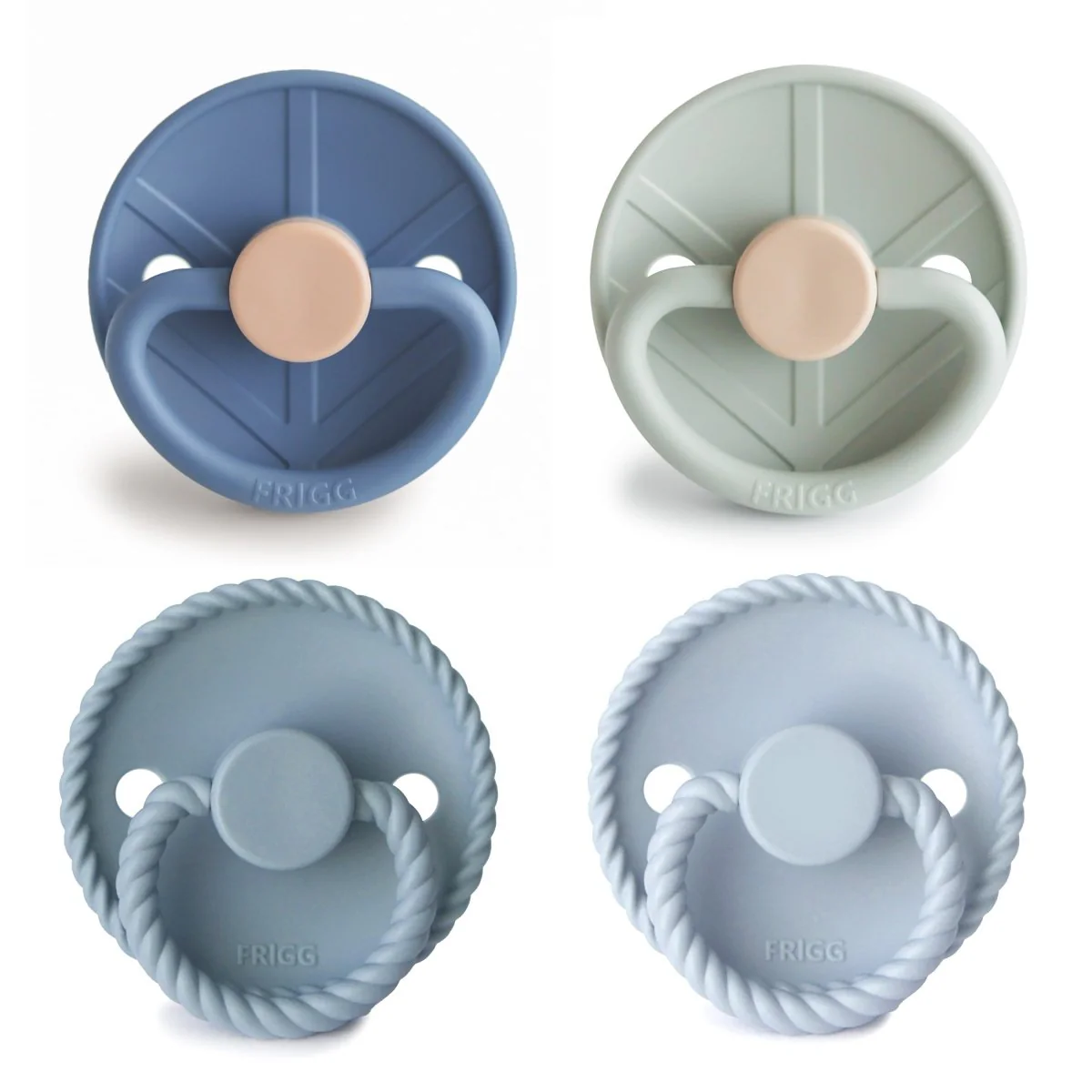 Frigg Speen Maat 2 Skyline Serenity Silicone 4St