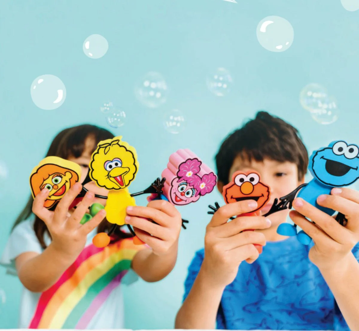 Glo Pals Badspeelgoed Sensorisch Light-Up Poppetje en Cubes Cookie - Image 11
