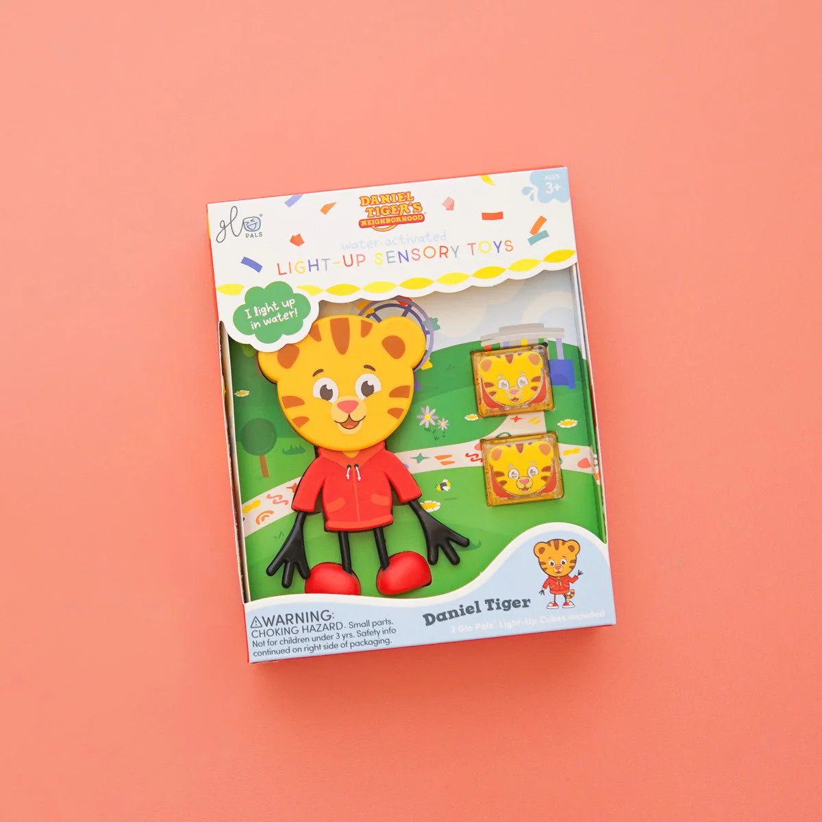 Glo Pals Badspeelgoed Sensorisch Light-Up Poppetje en Cubes Daniel Tiger - Image 15