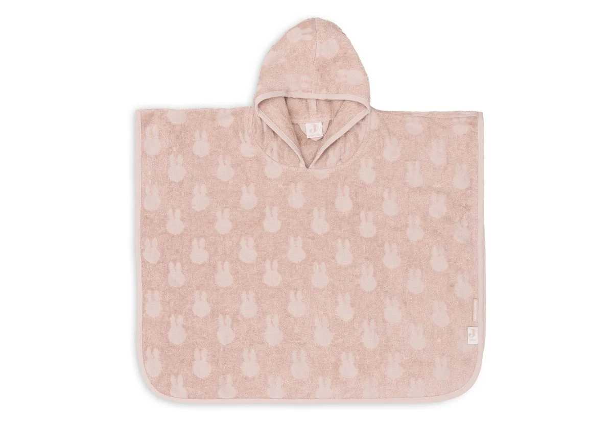 Jollein Badponcho Miffy Jacquard Wild Rose