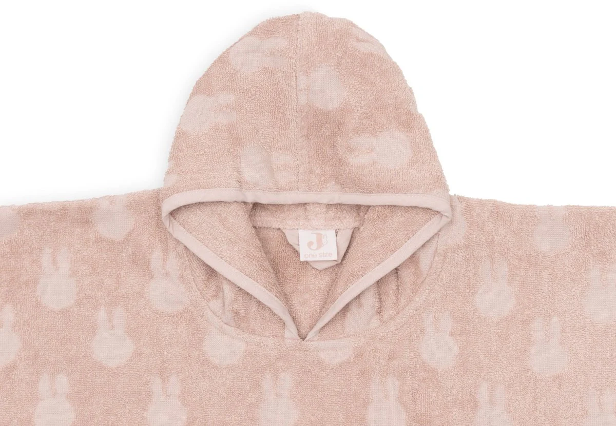 Jollein Badponcho Miffy Jacquard Wild Rose - Image 3