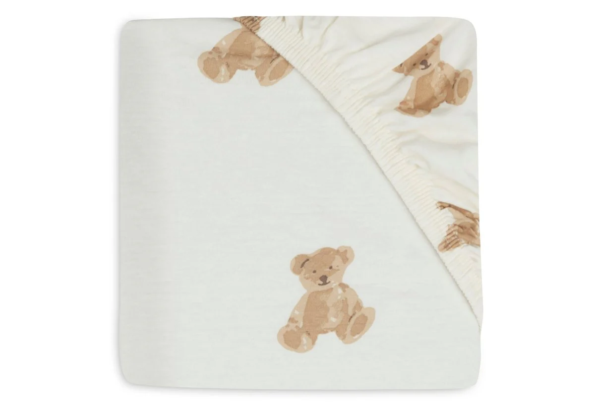 Jollein Hoeslaken Ledikant Teddy Bear 60X120Cm