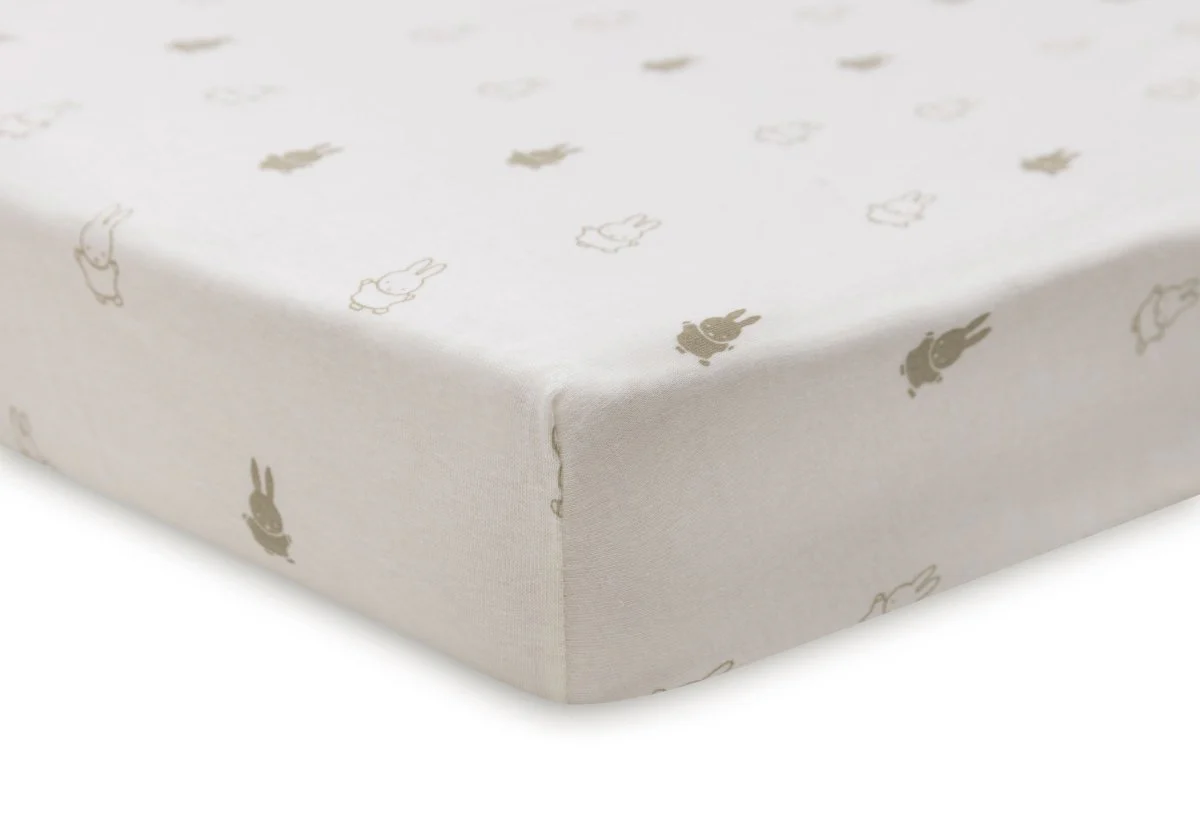 Jollein Hoeslaken Peuter Happy Miffy Olive Green 40/50X80/90Cm - Image 3