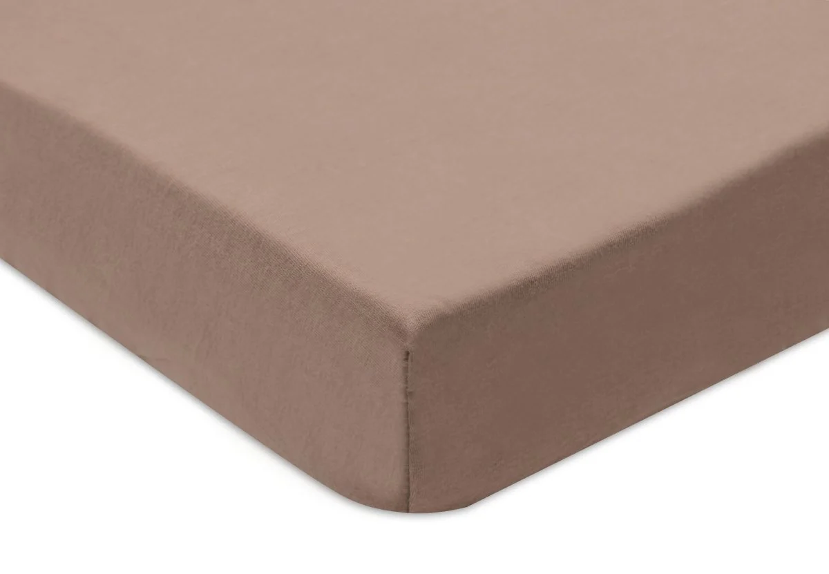 Jollein Hoeslaken Peuter Milky Coffee/ Ivory 75X140Cm 2St