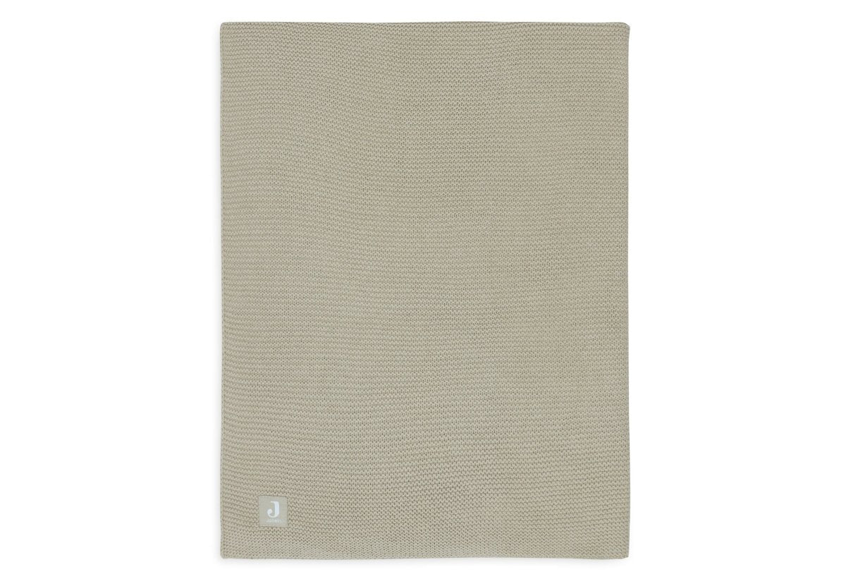 Jollein Ledikantdeken Basic Knit Olive Green 100X150Cm