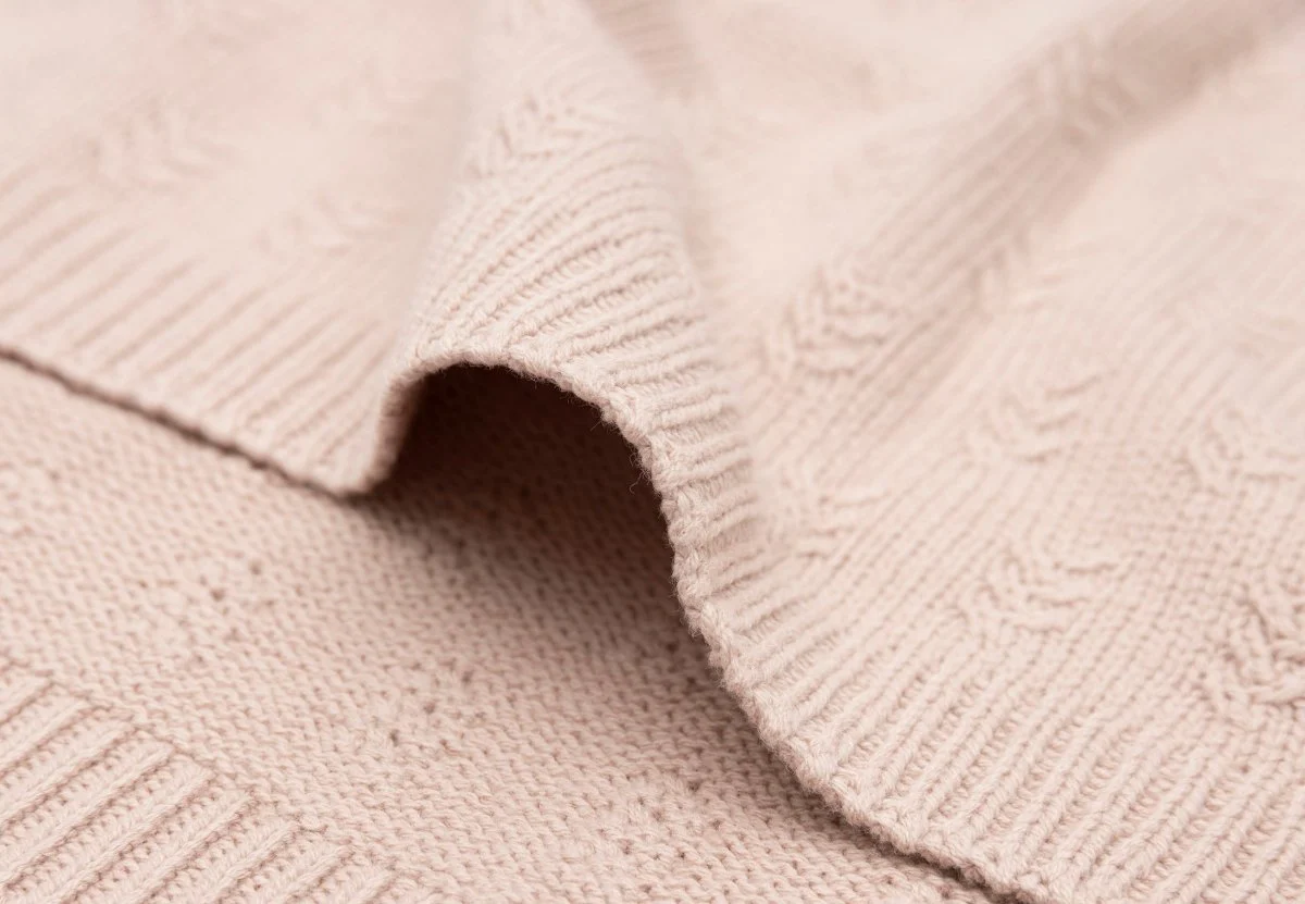 Jollein Ledikantdeken Grain Knit Wild Rose 100X150Cm - Image 2