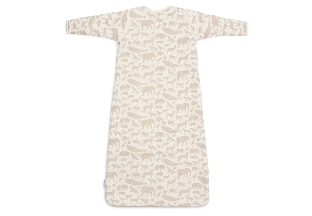 Jollein Slaapzak Baby Afritsbare Mouw Animals - Nougat - Image 5