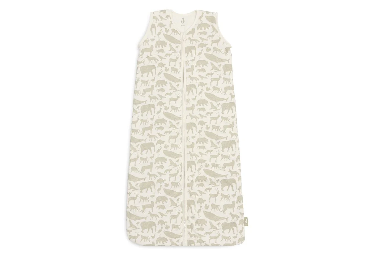 Jollein Slaapzak Baby Afritsbare Mouw Animals- Olive Green - Image 4
