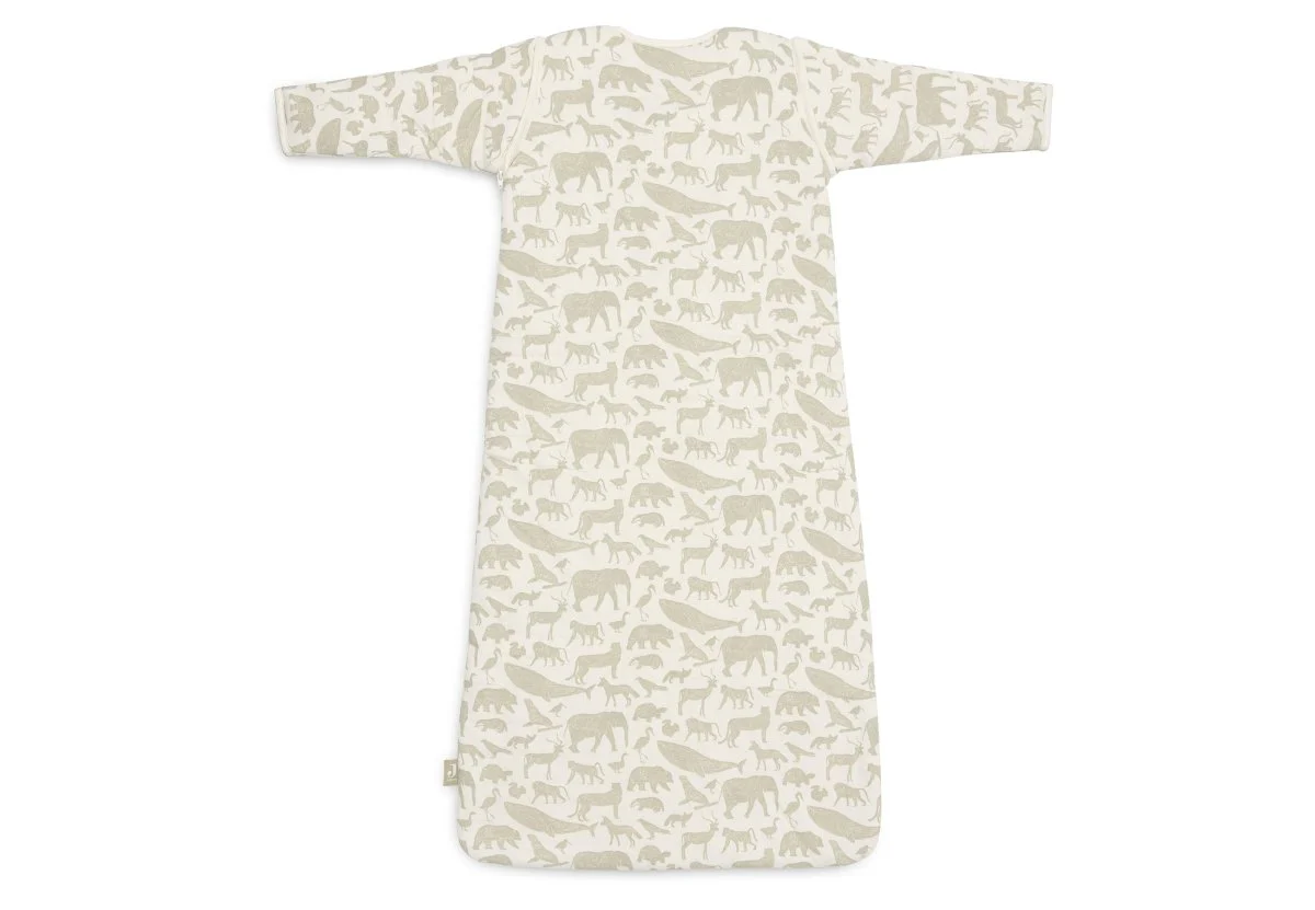 Jollein Slaapzak Baby Afritsbare Mouw Animals- Olive Green - Image 5