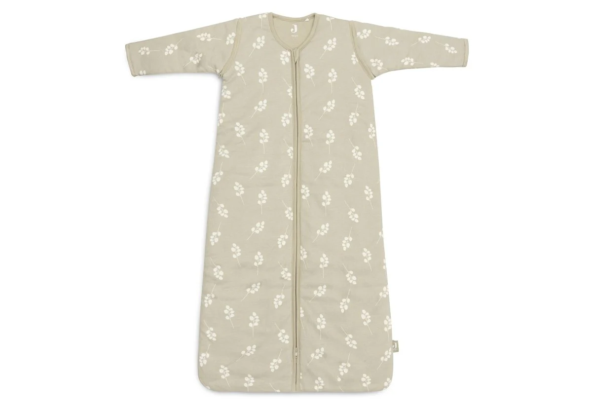 Jollein Slaapzak Baby Twig Olive Green Afritsbare Mouw